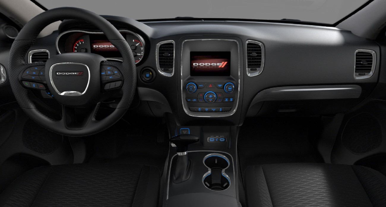 2019 Dodge Durango SXT Black Front Interior Picture